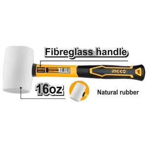 Киянка резиновая INGCO 450г HRUH8316